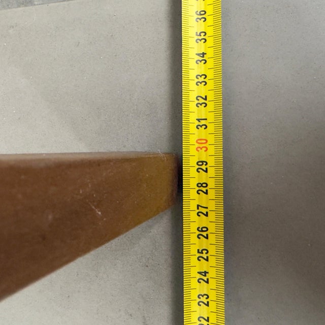 Brown Antique Column in Wood, 1900s For Sale - Image 8 of 10