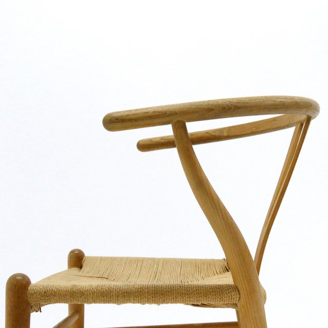 Wood Hans J. Wegner Model Ch-24 Dining Chair, 1950 For Sale - Image 7 of 8