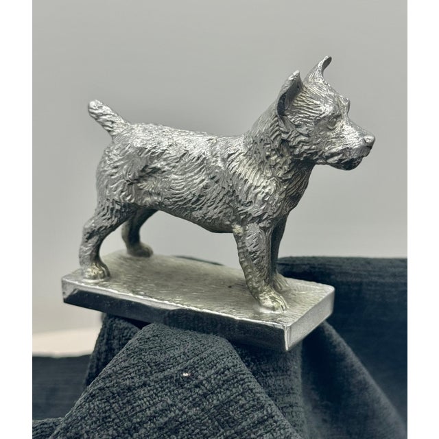 1990s Louis Lejeune Norwich Terrier Hood Ornament For Sale - Image 5 of 12