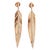Modern Natural Diamond 4.32cts Earring in 14k Gold For Sale - Image 3 of 8