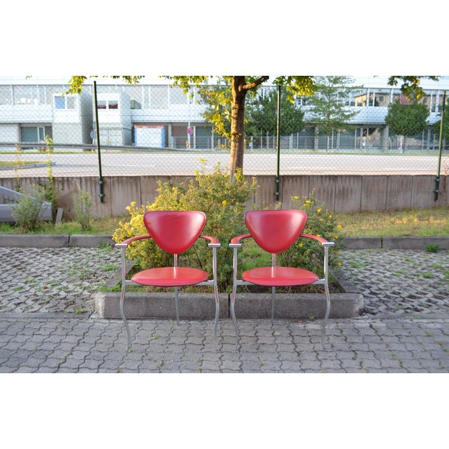 This comfortable chair is manufactured from the 1980s by Arrben Italy and the Model is Marylin. It can be used as Dining...