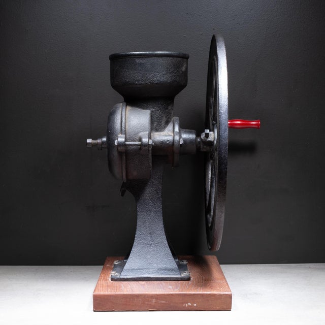 Late 19th Century 19th C. Cast Iron Coffee Grinder Model No. #8 For Sale - Image 5 of 9