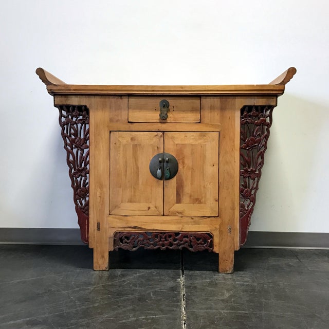 Antique Chinese Altar Cabinet Chairish