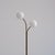 Metal Brass Floor Lamp with Adjustable Arms and Opaline Glass Globes, 1950s For Sale - Image 7 of 9