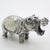 1960s Vintage Italian Handmade Genuine Silver Rare Hippopotamus Figurine Miniature Sculpture, Made in Tuscany For Sale - Image 5 of 11