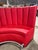 Early 21st Century Red Dining Booth For Sale - Image 5 of 9