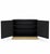 Neoclassical Baker Furniture Black Cabinet, Bar, Server, Andre Arbus Collection For Sale - Image 3 of 5
