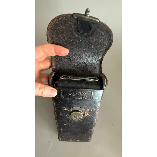Antique 1914 Kodak Autographic 1a Series III Camera With Case For Sale - Image 10 of 15