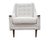 Mid 20th Century Pair of His and Hers Tufted Accent Chairs Pearsall Style For Sale - Image 5 of 10