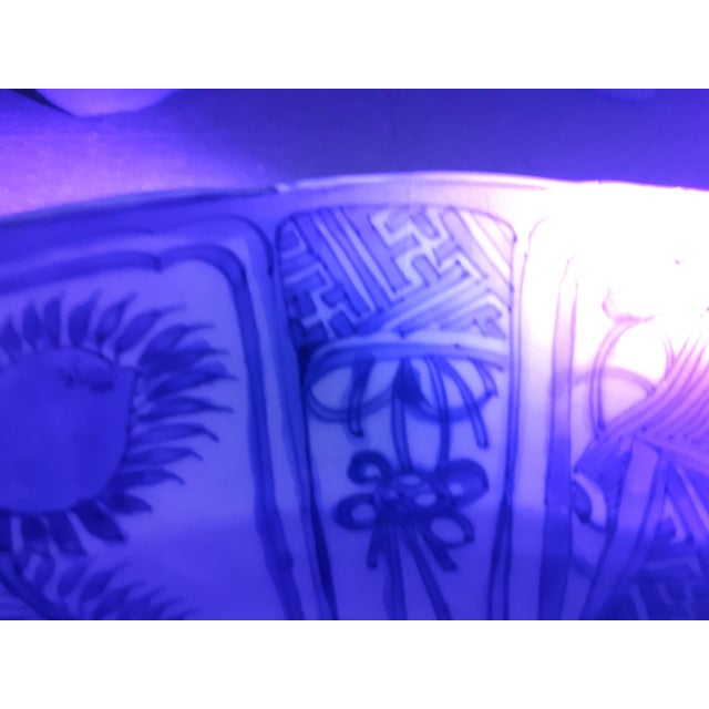 Blue Chinese Blue and White Dish For Sale - Image 8 of 9