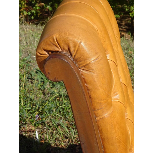 Armchairs in Wood and Upholstered Leather, 1970s, Set of 2 For Sale - Image 15 of 18