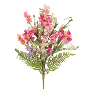 Mixed Daisy Floral Bush (Set of 2) For Sale
