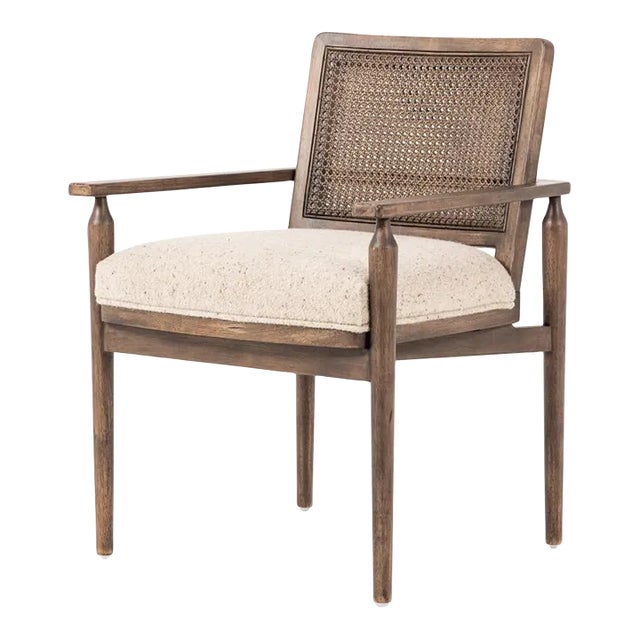 Four Hands Xavier Dining Armchair, Hasselt Taupe For Sale