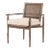 Four Hands Xavier Dining Armchair, Hasselt Taupe For Sale