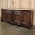 Grand Antique French Walnut Louis XIV Marble Top Buffet ~ Sideboard For Sale - Image 4 of 18