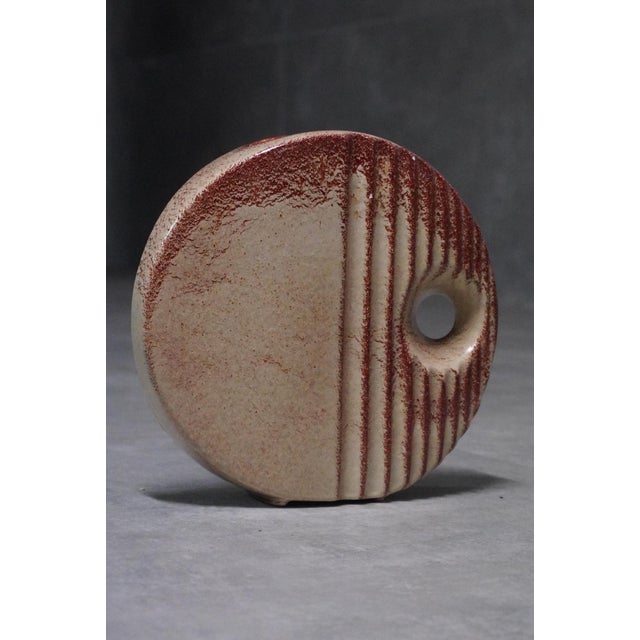 Mid-Century Modern Vintage Bertoncello Ceramic Vase, 1970s For Sale - Image 3 of 7