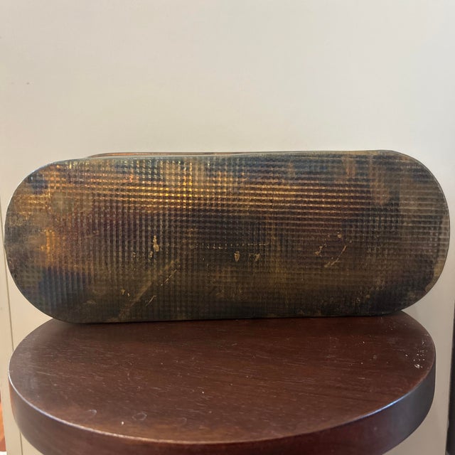 Farmhouse Antique Oval Brass Trough Planter or Jardinière With Original Patina For Sale - Image 3 of 7