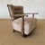 27"W x 30"D x 30"H Seat H: 17.5" Seat W: 24" Seat D: 19.5" Arm H: 22" Arm H: 21" Leg H: 4.25" This beautifully crafted...