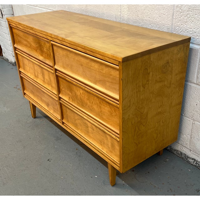 Wood Mid-Century Modern Birch Dresser by Morris of California, Attributed For Sale - Image 7 of 13