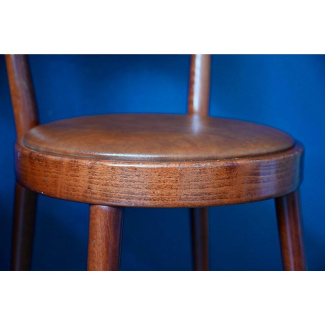 Wood Italian Chairs Model 464 by Enzo Berti for Montina International, 1970s, Set of 4 For Sale - Image 7 of 18