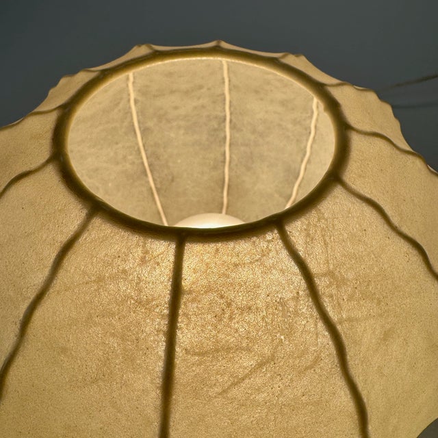 Metal Mid-Century Modern Cocoon Bedside Lamp, 1960s For Sale - Image 7 of 8