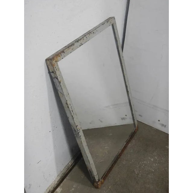 Mirror with Iron Frame, 1950 For Sale - Image 6 of 8
