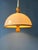 White Acrylic Glass Ceiling Pendant Lamp with Wooden Elements from Steinhauer For Sale - Image 4 of 11