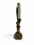 Mid 20th Century Vintage Maitland-Smith Bronze Greek God Atlas Desk Magnifying Glass Stand For Sale - Image 5 of 8