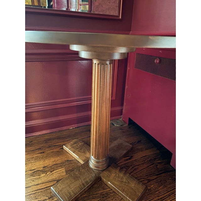 Wood Custom Dunes and Duchess Wood Pub Table/Side Table For Sale - Image 7 of 9