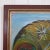Mid-Century Modern 1970 Large Mid-Century Swedish Cosmic Esoteric Double-Sided Oil Painting "Nya Jorden" by Hildegard Persson For Sale - Image 3 of 18