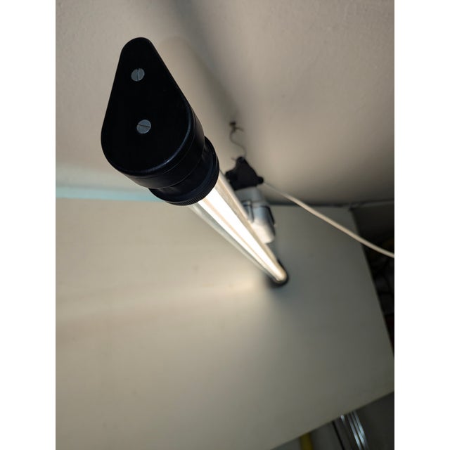 Metal Mid-Century Modern Industrial Neon Light, 1950 For Sale - Image 7 of 12