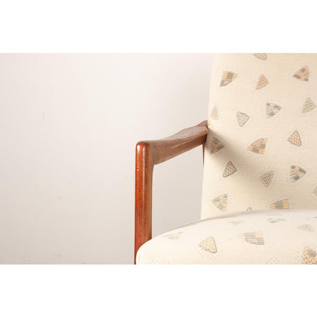 Scandinavian Armchairs in Upholstered Teak, 1960s, Set of 2 For Sale - Image 3 of 18