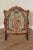 High Quality 19th Century Carved Walnut Fire Screen With Needlepoint