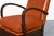 Chocolate Vintage French Art Deco Leather and Walnut Lounge Chairs, 1940s For Sale - Image 8 of 14
