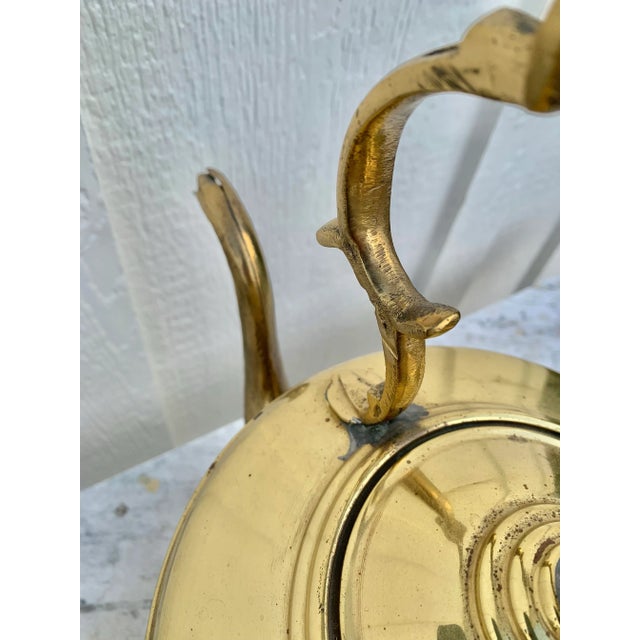 19th Century Brass Kettle For Sale - Image 11 of 12