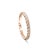 Ladies 18k Rose Gold 1.02ctw Round Diamond Full Eternity Wedding Band Ring For Sale - Image 4 of 8