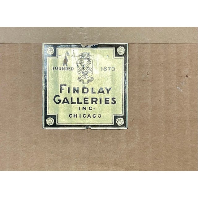 Red Gaston Sebire, French Post Impressionist Oil Painting Floral Roses, Vase Gaston Sebire Flowers, c.1960 For Sale - Image 8 of 10