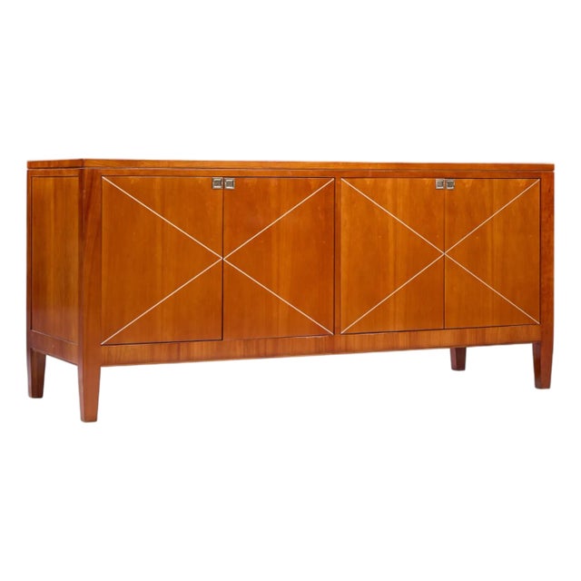 Late 20th Century Kindel Furniture Cherry Credenza For Sale