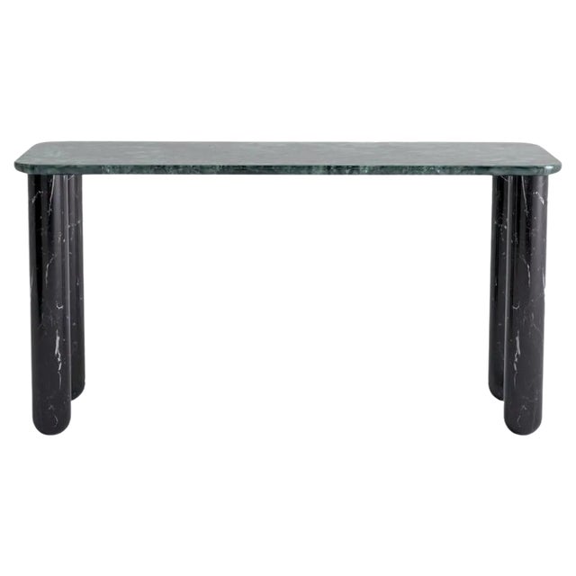 Small Green and Black Marble Sunday Dining Table by Jean-Baptiste Souletie For Sale