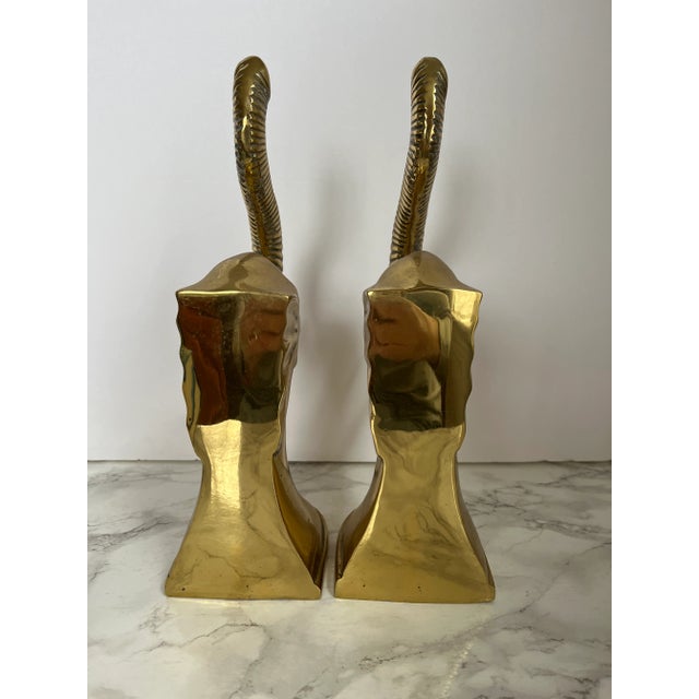 Vintage Brass Elephant Bookends - a Pair For Sale In Washington DC - Image 6 of 10