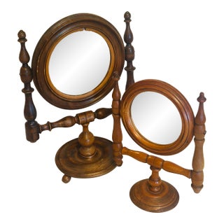 Antique Table Top Mirrors, a Set For Sale