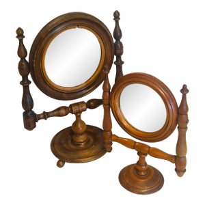 Antique Table Top Mirrors, a Set