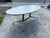 Vintage Oval Conference Table with Herman Miller Attributed Aluminum Segmented Base For Sale In Sacramento - Image 6 of 11