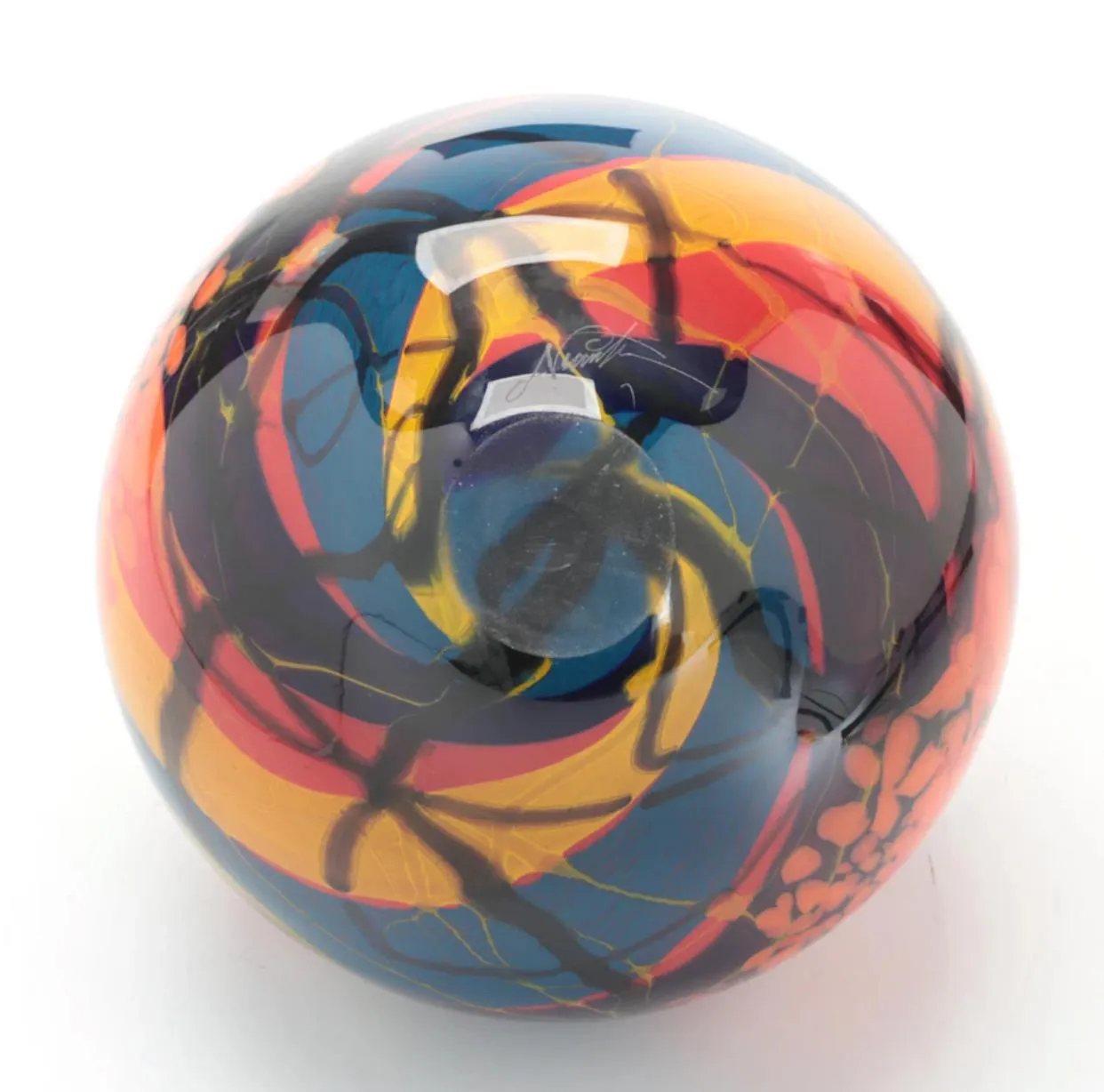 loan Nemtoi (Romanian, born 1964) Hand Blown Art Glass Vase and