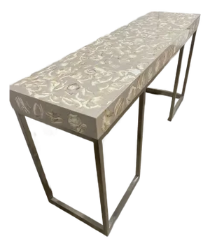 Capiz Shell Console Table