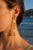 Modern Peridot & Pearl Drop Multi-Shape Earrings, Silver, Gold, Pair For Sale - Image 3 of 9