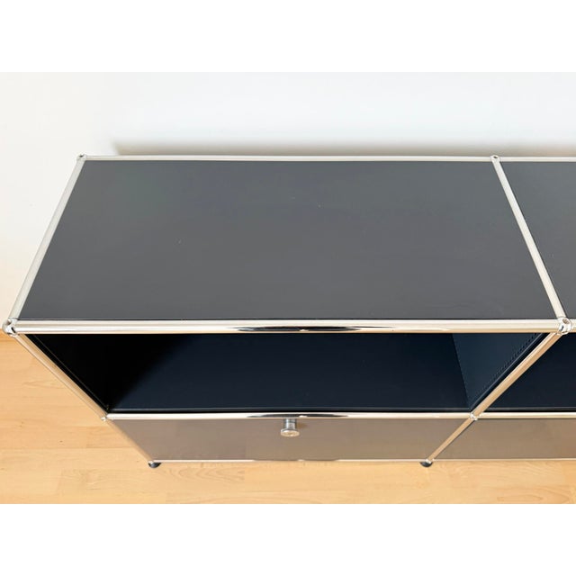 Metal Vintage Sideboard by Fritz Haller for USM Haller, 2000s For Sale - Image 7 of 16