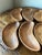 Vintage Acacia Monkey Pod Wood Crescent Shaped Bowls- Set of 8 For Sale - Image 9 of 11
