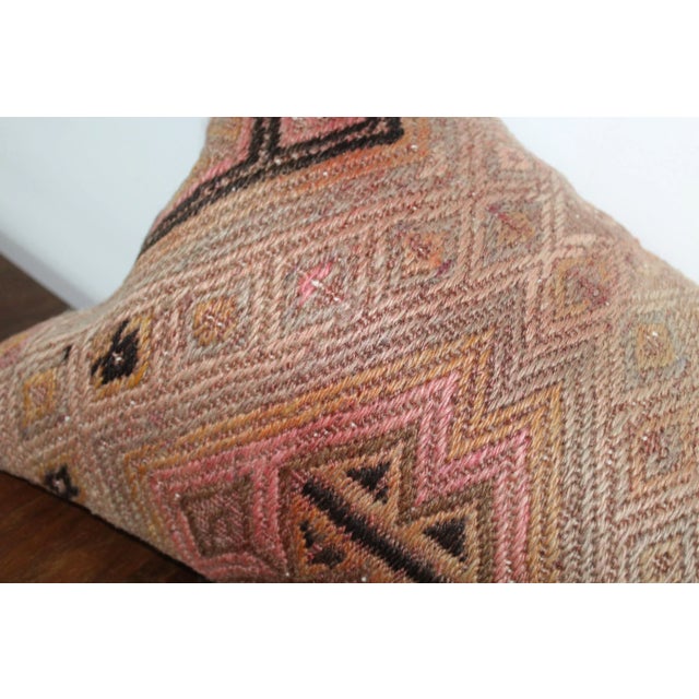 Turkish Kilim Pillow Covers ( Set of 2) - 12" X 20" For Sale In Raleigh - Image 6 of 13