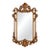 Ornate Baroque-Style Antique Gold Hand-Painted Wall Mirror For Sale